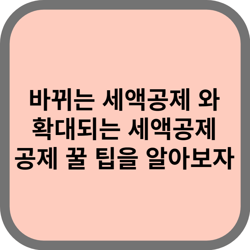 세액공제확인하기