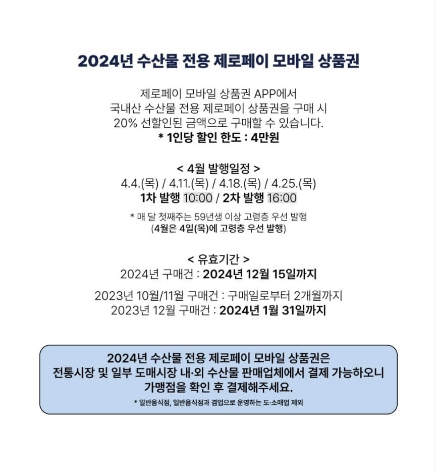 2024 대한민국 수산대전 쿠폰발급 방법&#44; 발급기간