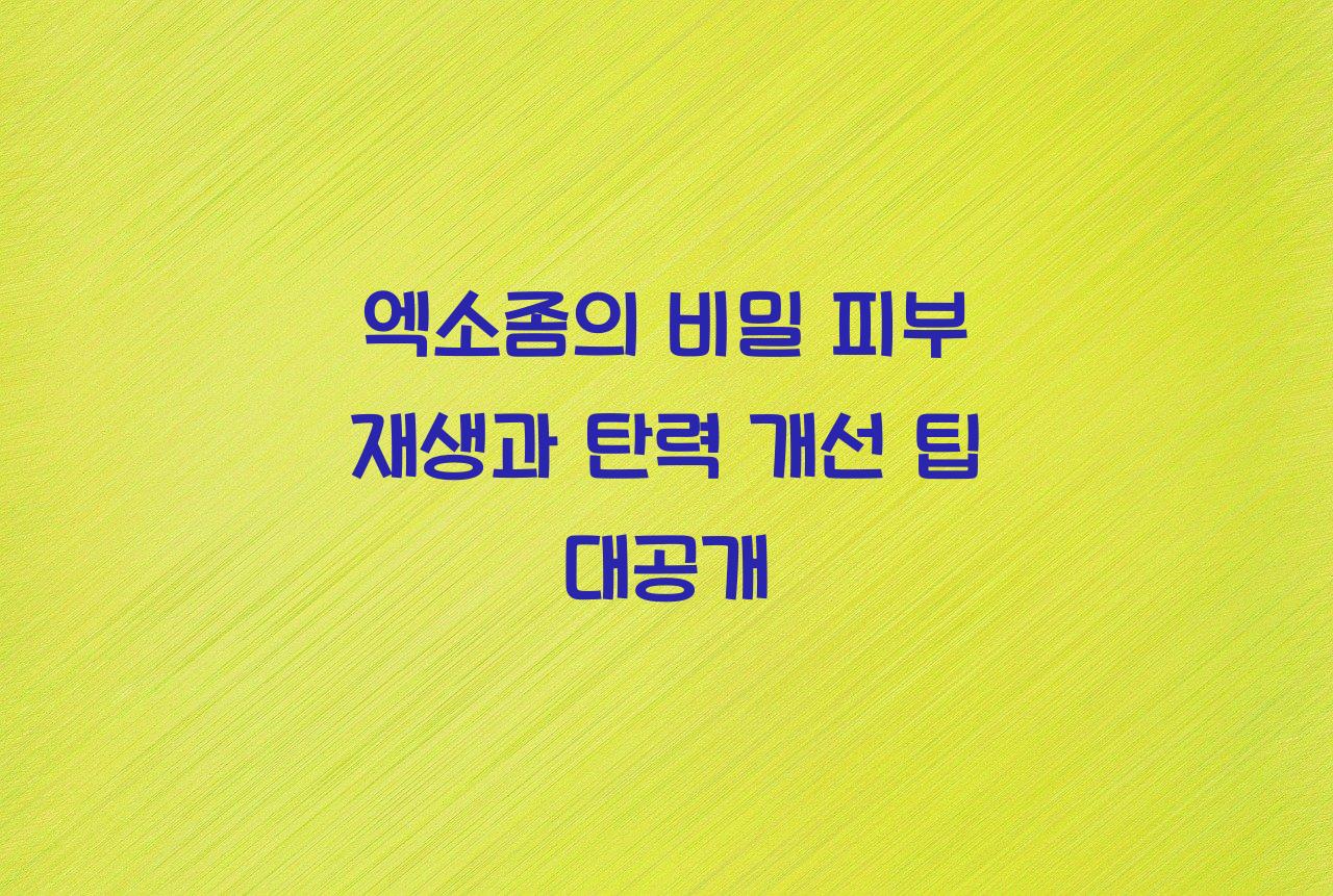 엑소좀