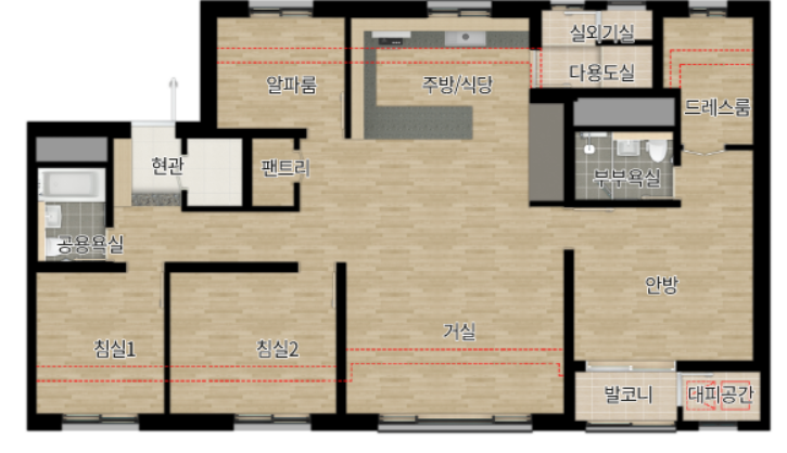 탕정-예미지-102타입-평면도-사진