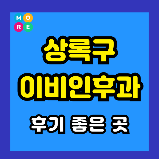 안산 상록구 이비인후과 이석증, 이명, 메니에르병, 돌발성 난청 잘 보는 전문의 병원 TOP 3 곳 추천