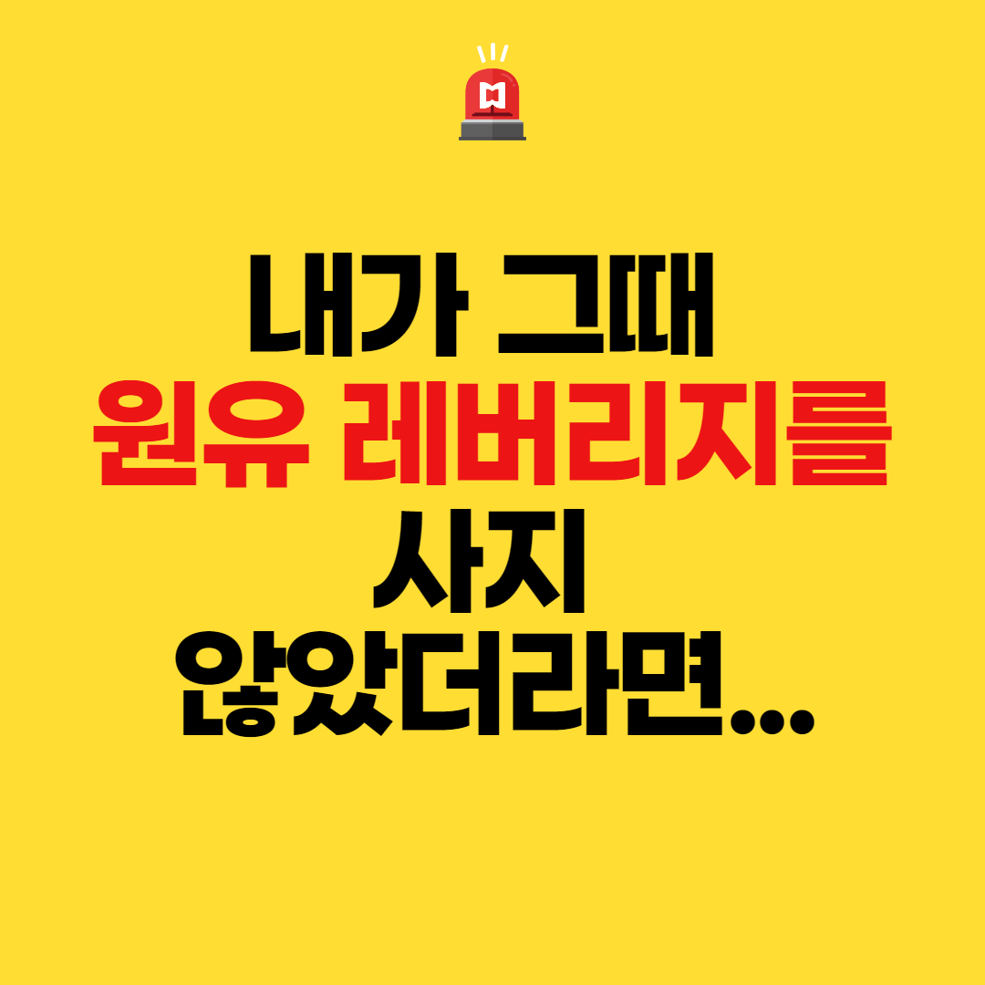  내가 그때 원유 레버리지 ETN를 사지 않았더라면...