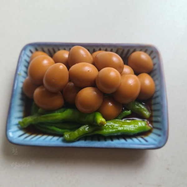  초간단반찬 꽈리고추 메추리알장조림 만드는 법