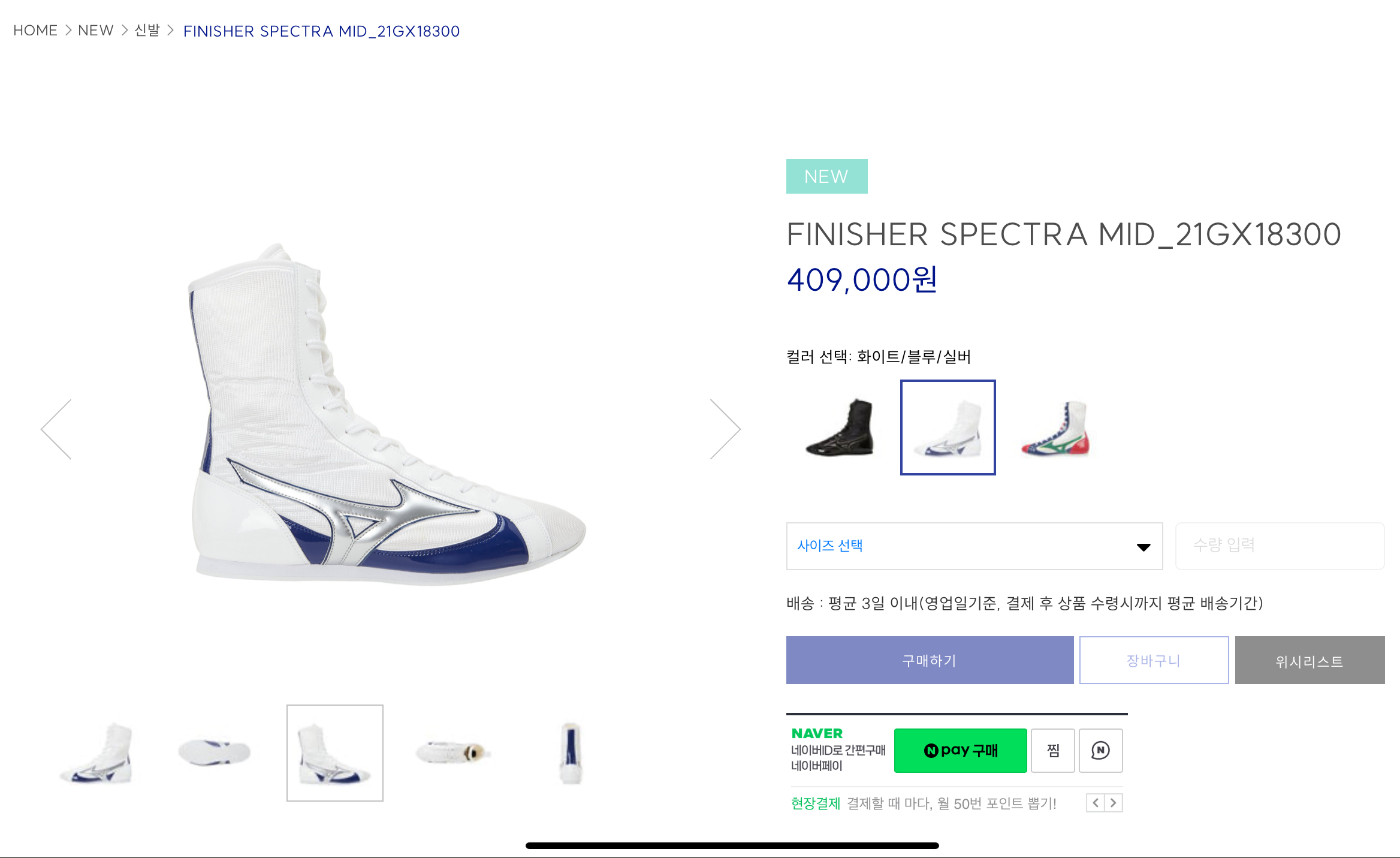 미즈노복싱화