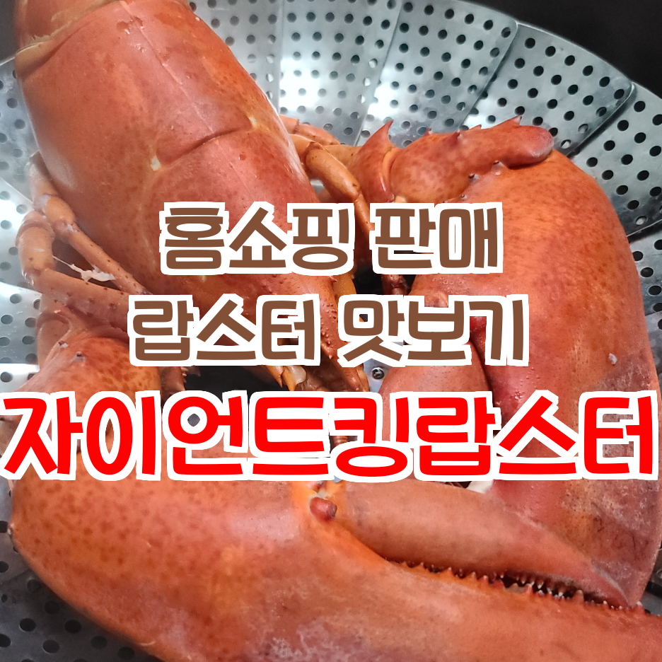  자취요리_홈쇼핑 판매 랍스터 만족도가 있을까? 내돈내산 구매후기 자이언트 킹 랍스터