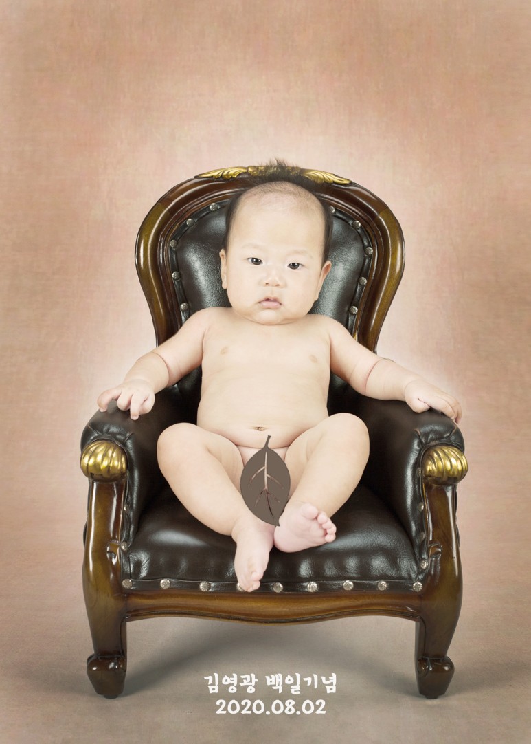 촬영하는 백일, 돌잔치 염사진 추천!! [전통 백일사진, 돌사진 전문사진관] 인천에서 옛날처럼 의자에서 11