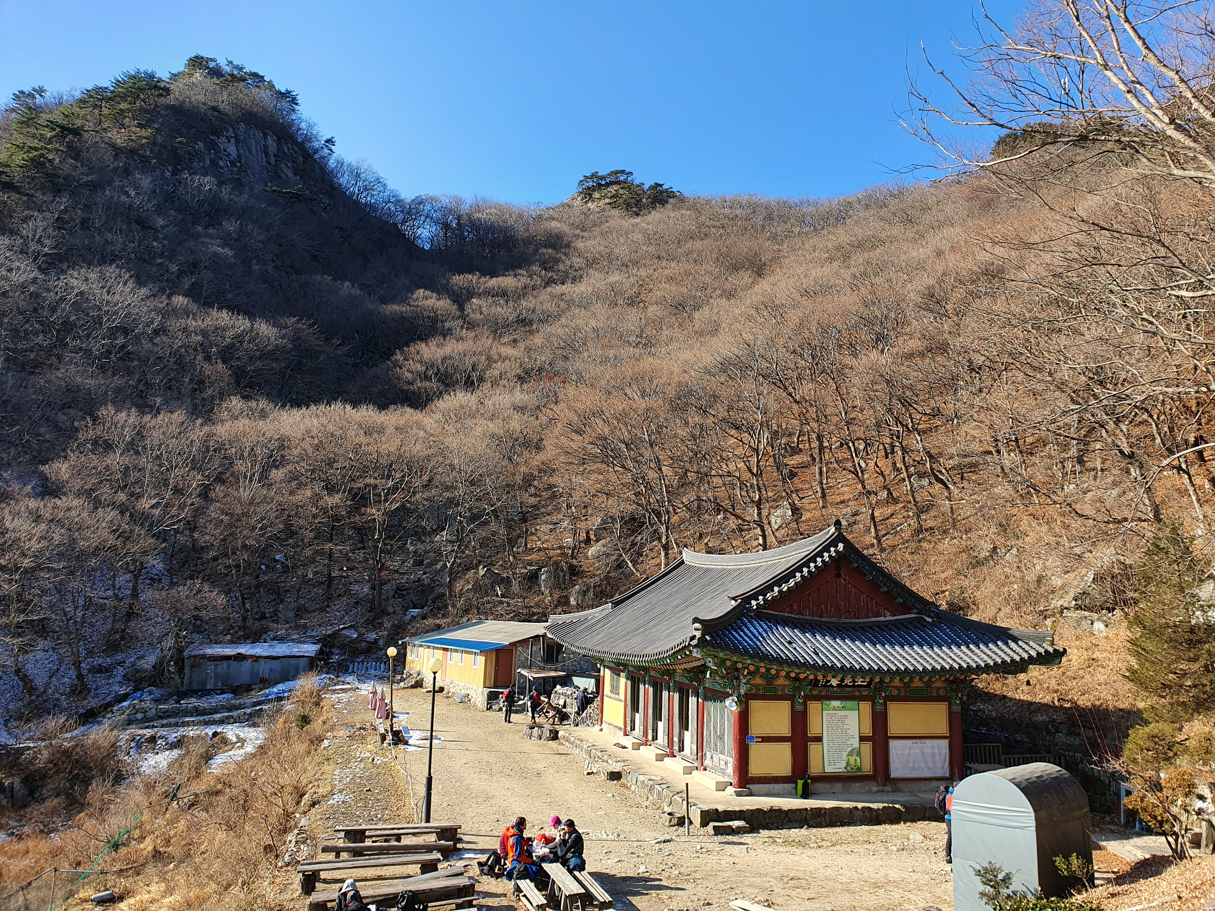  계룡산 등산코스 남매탑 / 갑사가는길