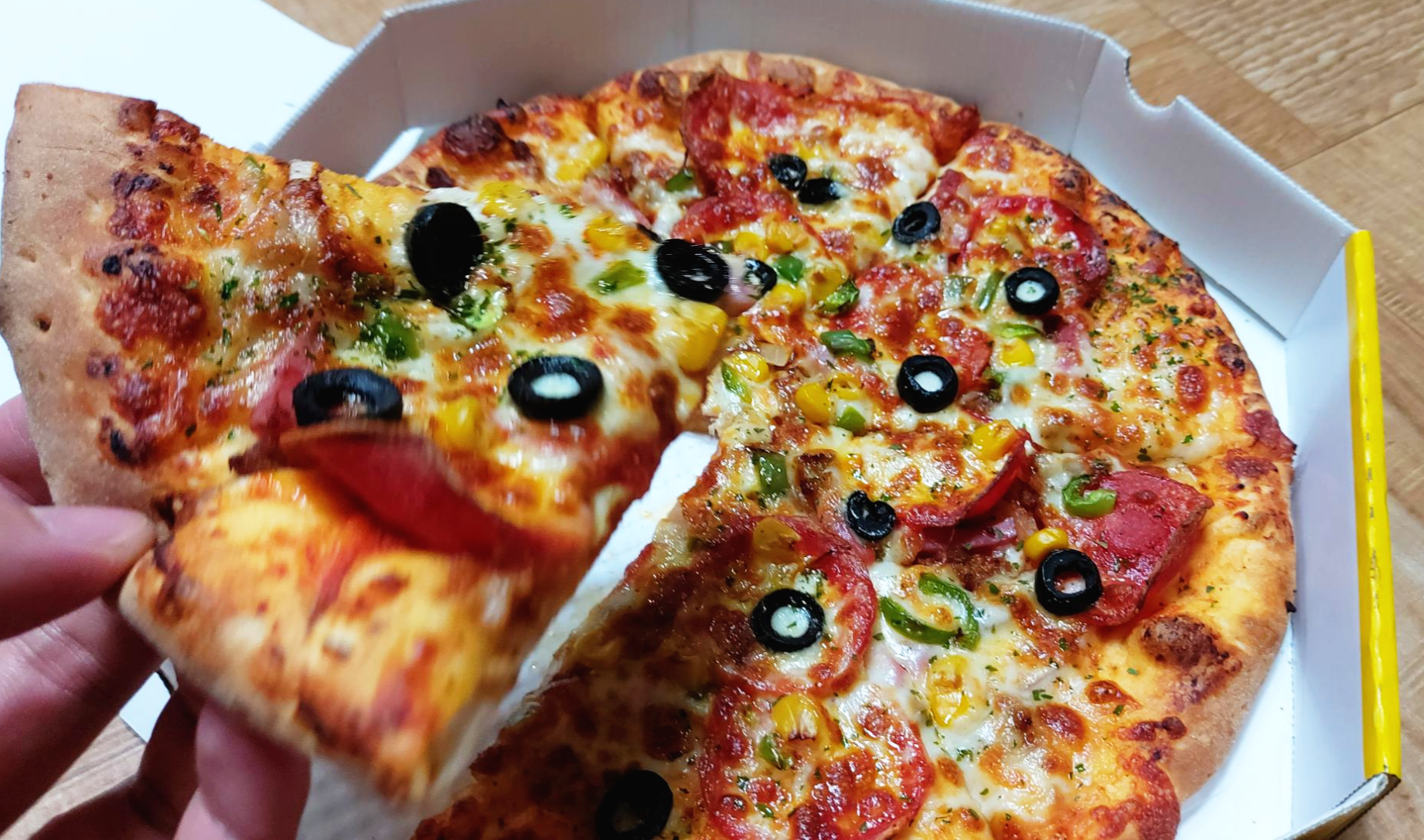 반올림피자샵 콤비네이션 피자 레귤러