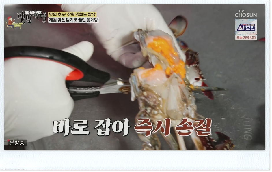 꽃게탕 준비