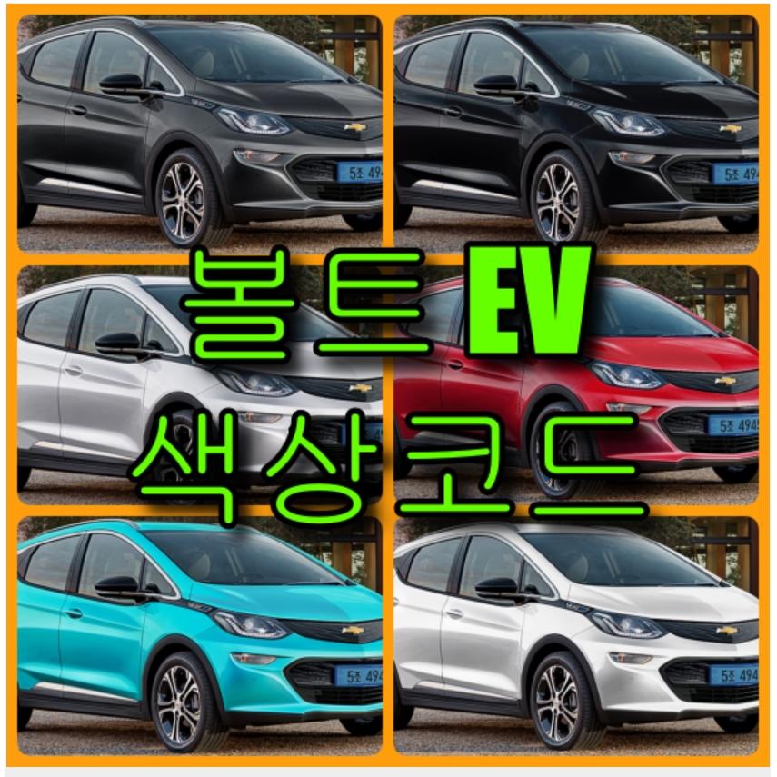 볼트 ev 색상코드