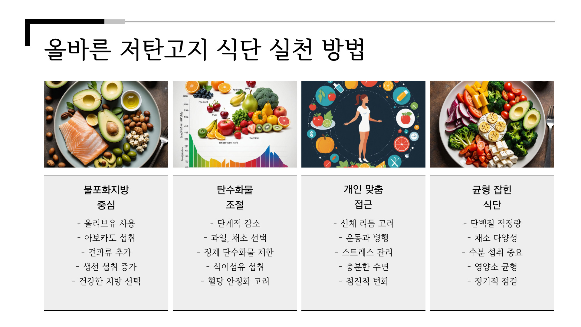 저탄고지식단 실천방법