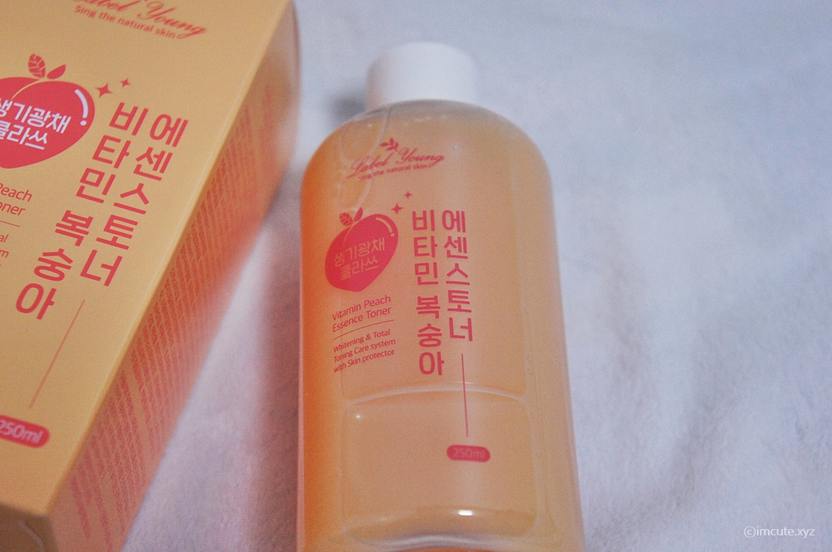  에센스 추천 라벨영 비타민 복숭아 에센스 토너 수분감 좋아