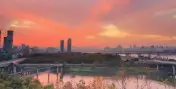 응봉산 팔각정