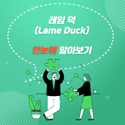  절름발이 오리 레임덕 뜻 완전 파악해보기