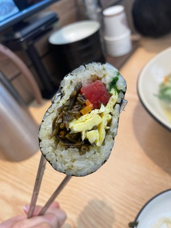 배말 보말 칼국수 김밥