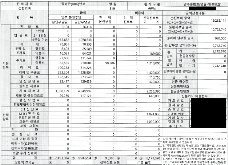  무릎인공관절수술 비용/회복기간/후기 총정리(국가지원시 비용 감면!)