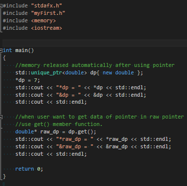  [C++] unique_ptr