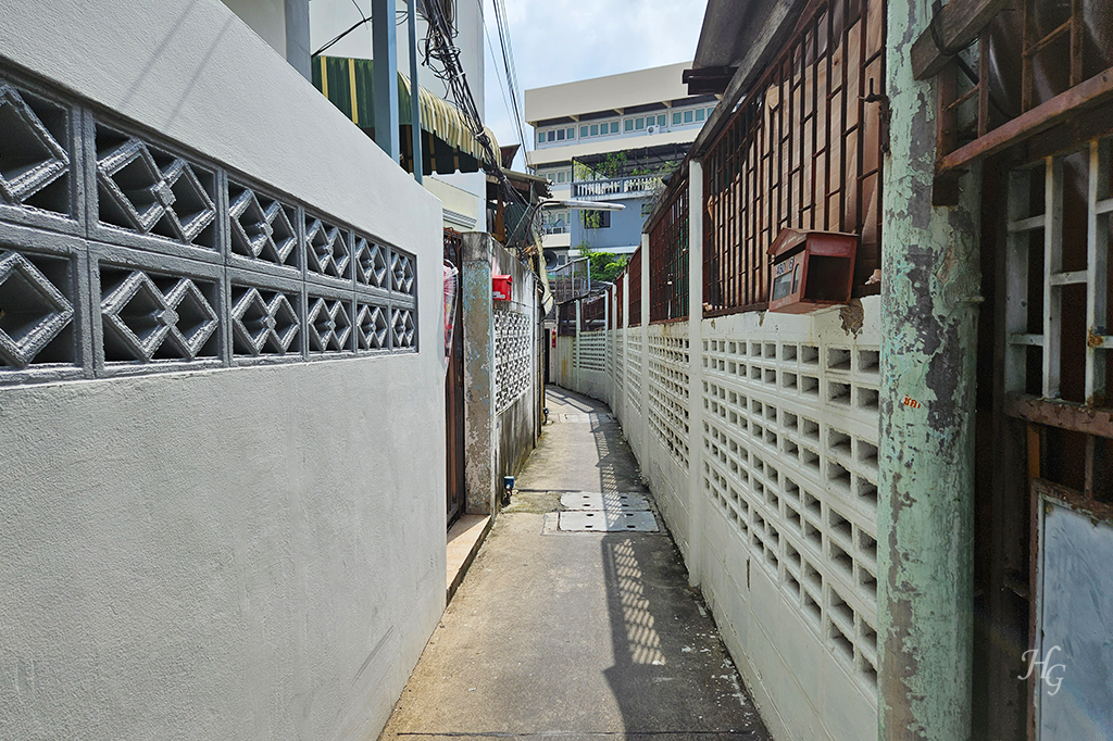 태국 방콕 좁은 골목길