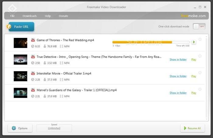 프리메이크 비디오 다운로더