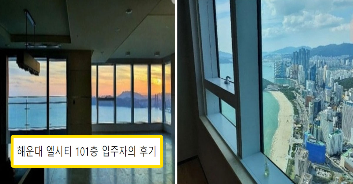  부산 해운대 엘시티 101층 입주자의 후기