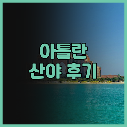 아틀란티스 산야 후기 아이와 함께라면