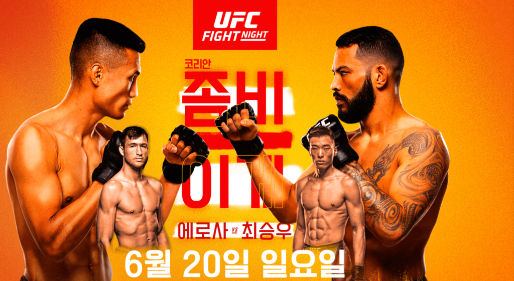  UFC 중계 무료 채널 | 정찬성 댄이게 중계좌표 | UFC 263 경기일정