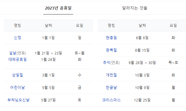 공휴일 이미지