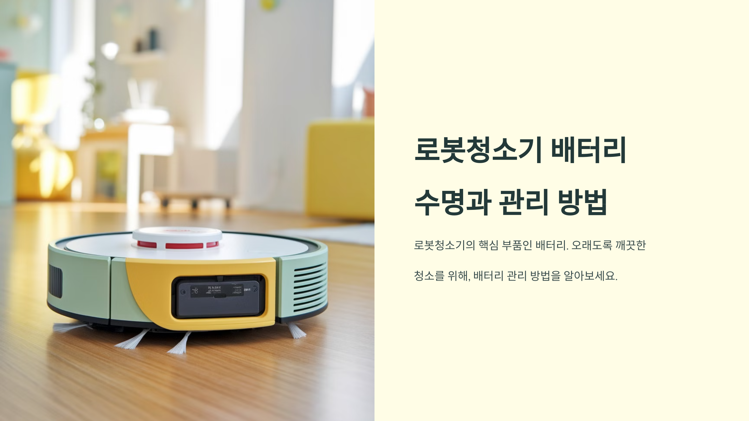 로봇청소기 배터리 수명