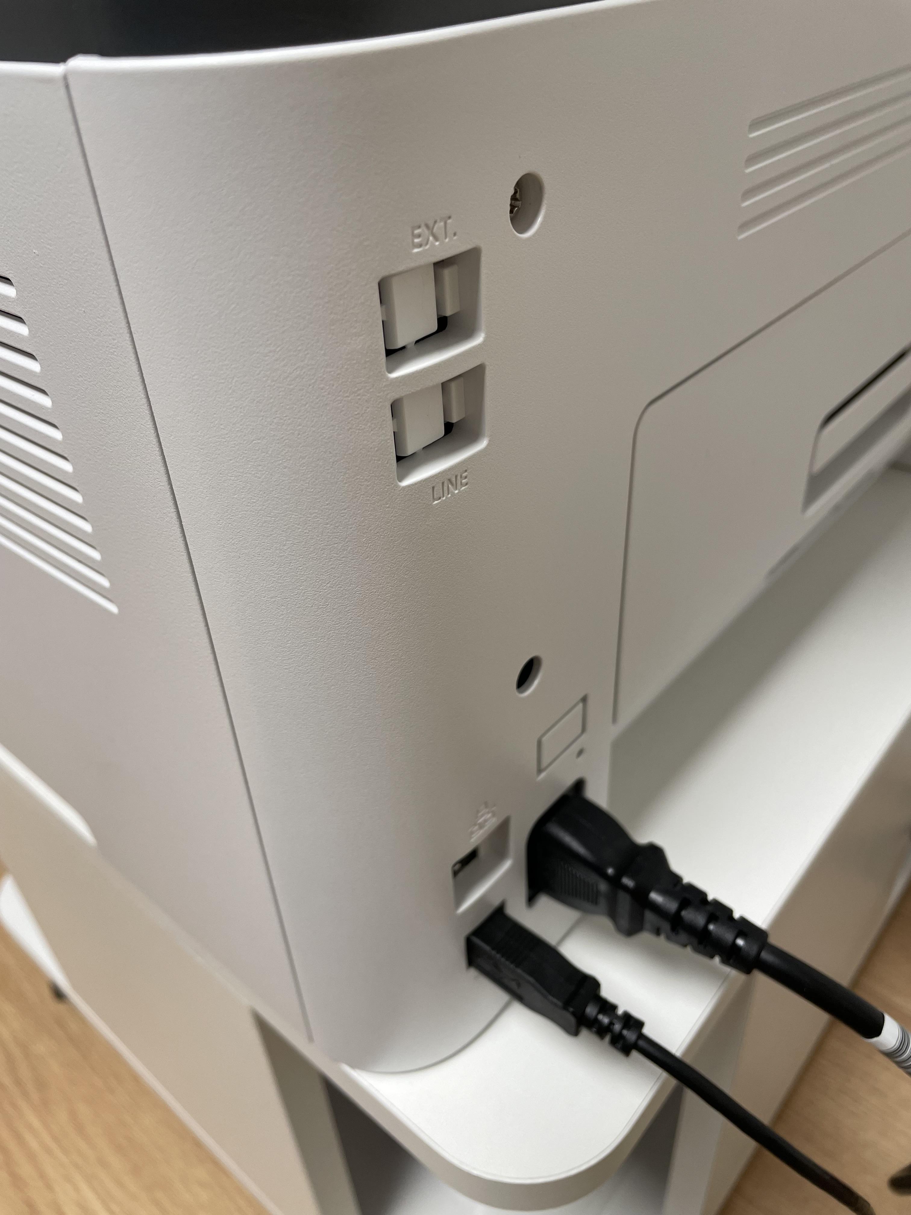 삼성 컬러레이저 복합기(SL-C565W) USB 연결 위치