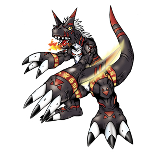  [디지몬도감] 블랙 그라우몬 ブラックグラウモン BLACKGROWMON BLACKGROWMON