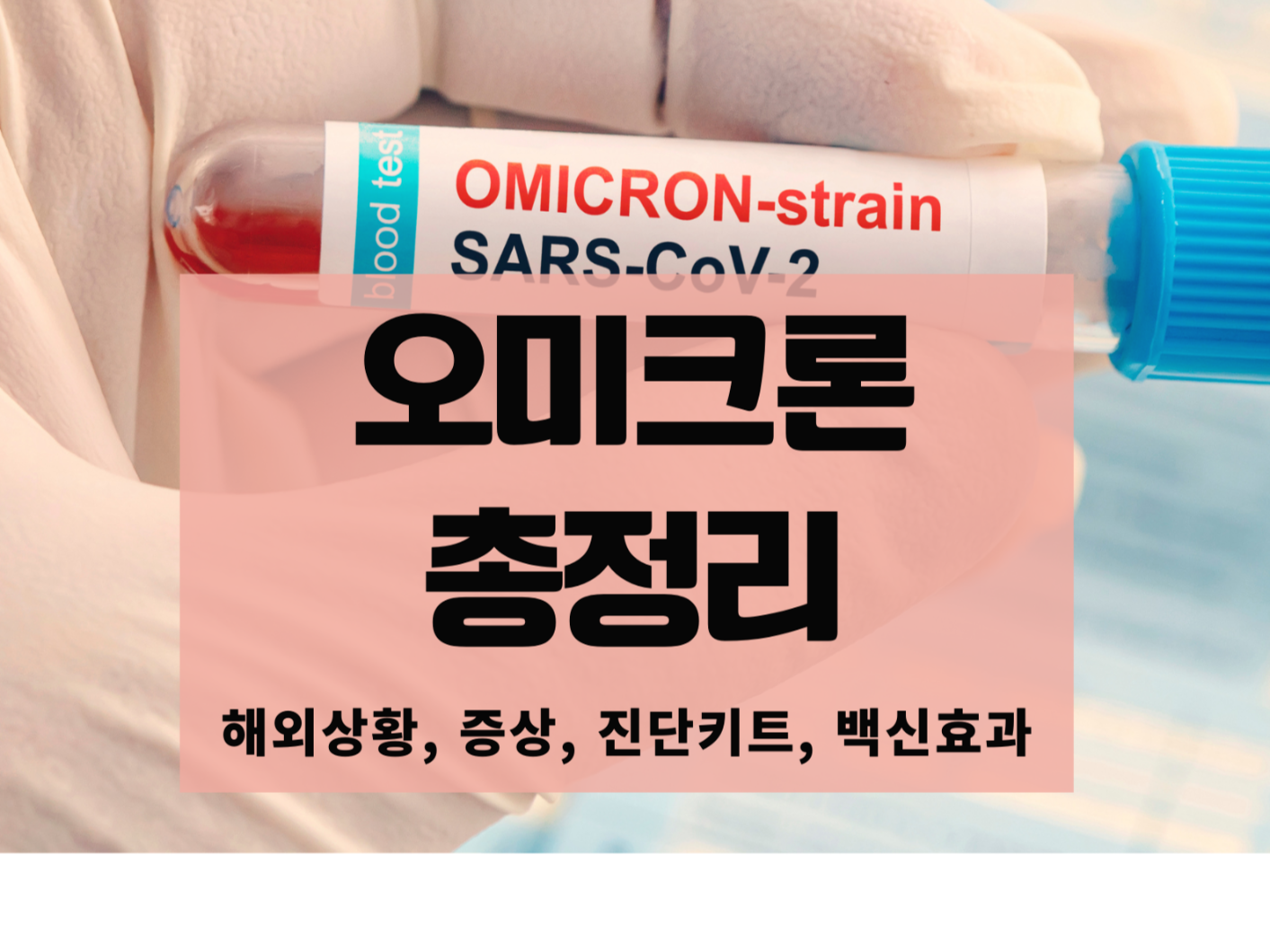  오미크론 변이 총정리 