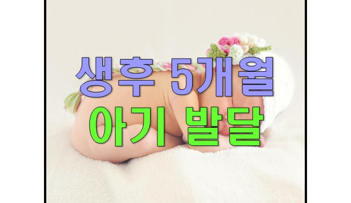  생후 5개월 아기 발달 : 조절 감각, 의사소통, 고개돌리기