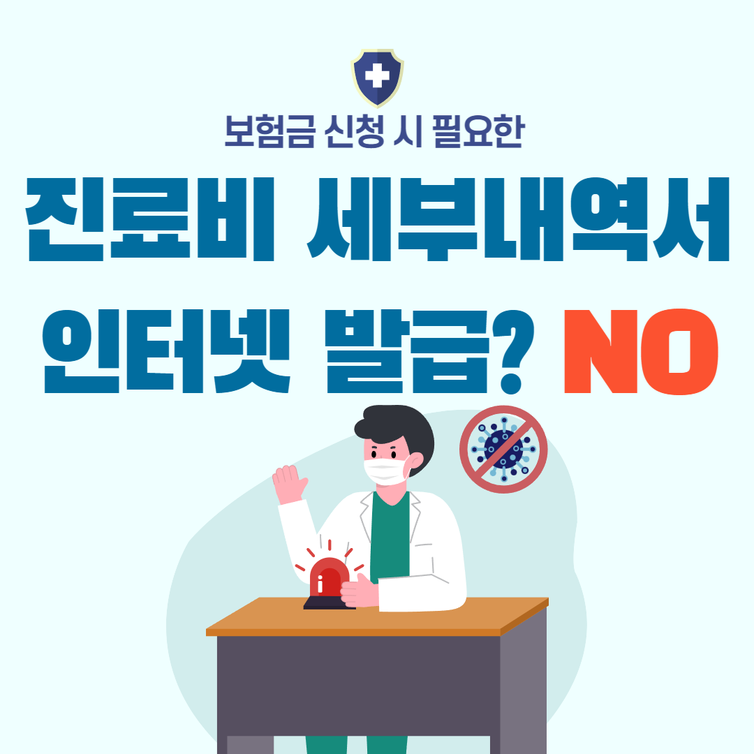 진료비 세부내역서 인터넷 발급