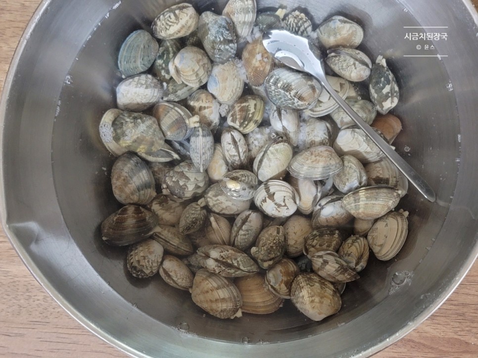 시금치 요리 바지락 시금치된장국 만드는법 3