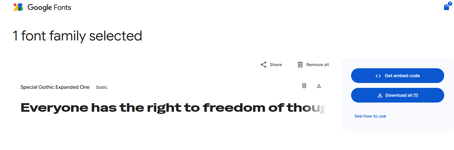 embed font 적용 방법 스크린샷2