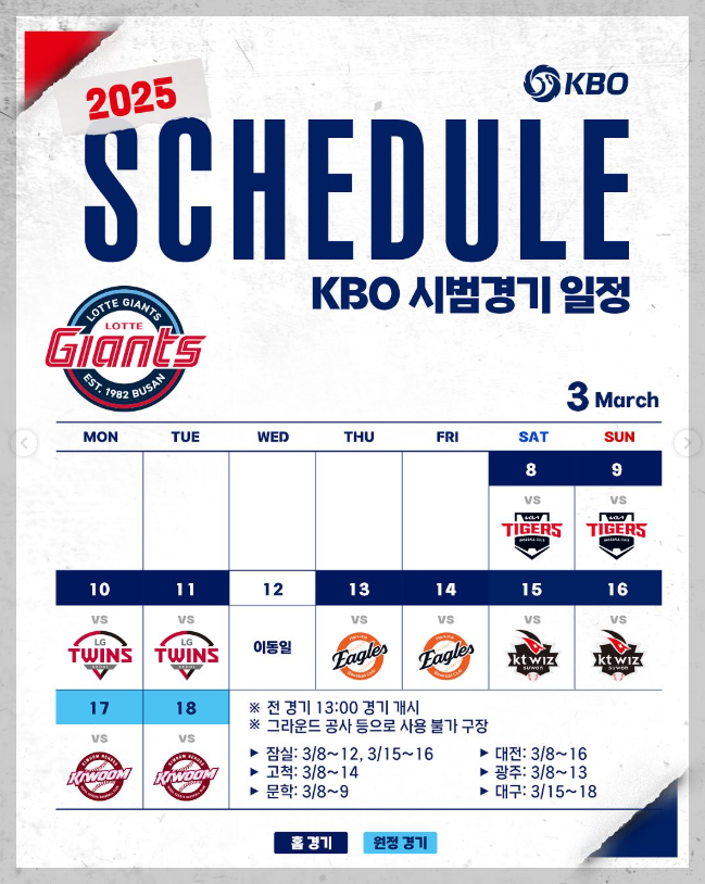 2025 KBO 프로야구
