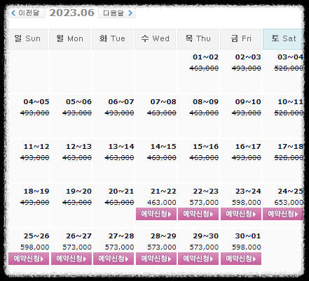  남해 사우스케이프CC, 아난티 남해CC, 하이원CC 1박2일 골프패키지 가격, 날씨
