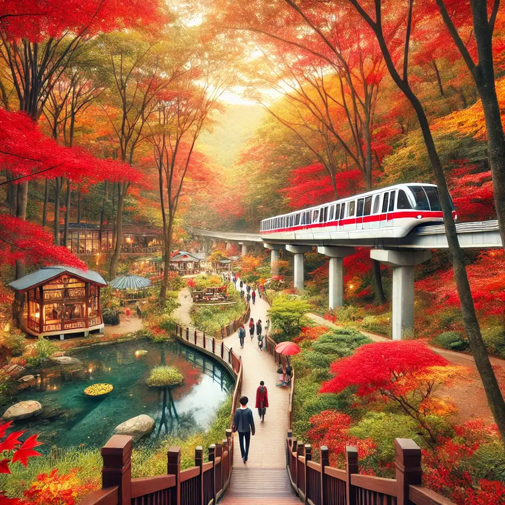경기도 가볼만한 곳&amp;#44; 화담숲 호수와 단풍 터널
