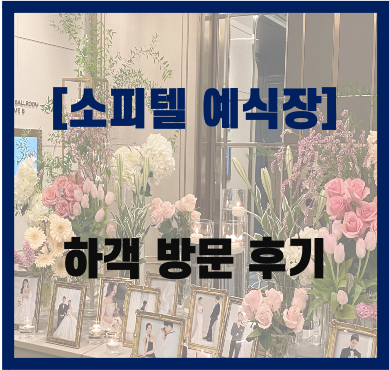  소피텔 웨딩베뉴 방문후기