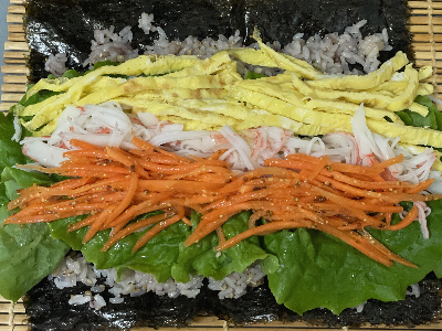 당근라페김밥-키토김밥
