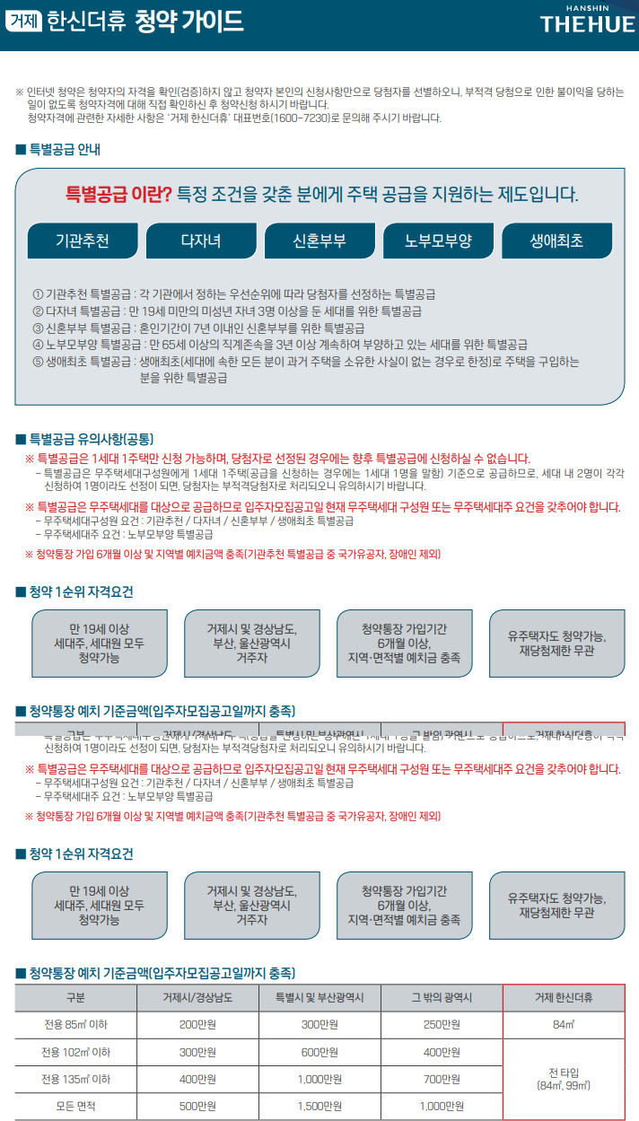 거제-한신더휴-아파트-특별공급-청약안내문