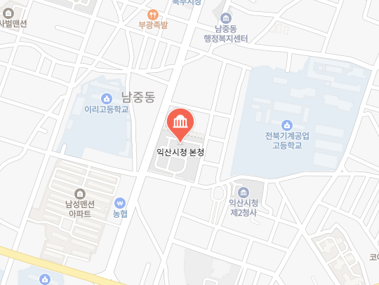 익산시청 위치 이미지