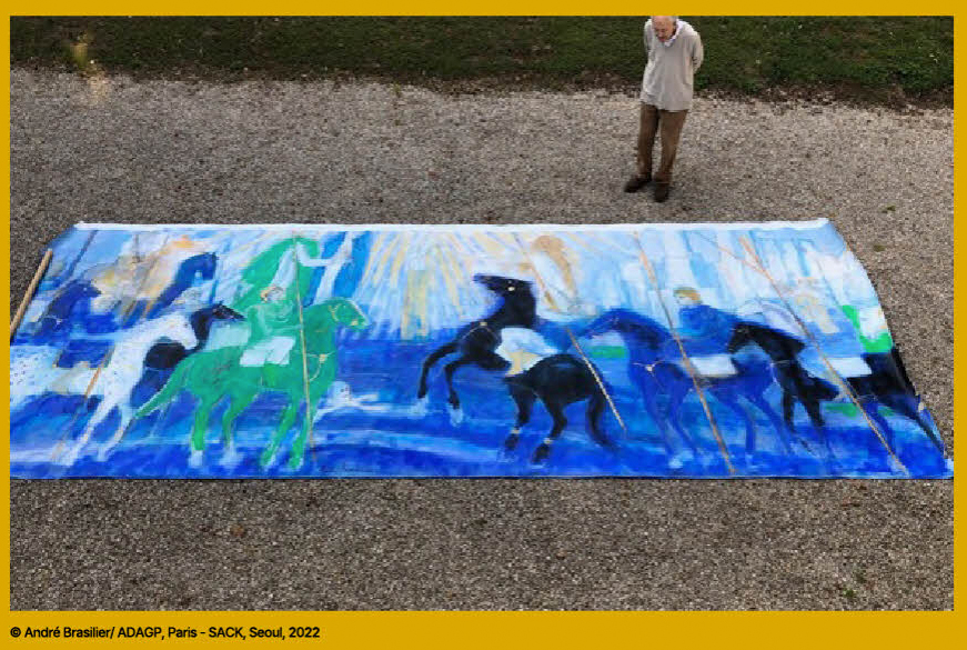 Andre Brasilier의 대형 작품 사진