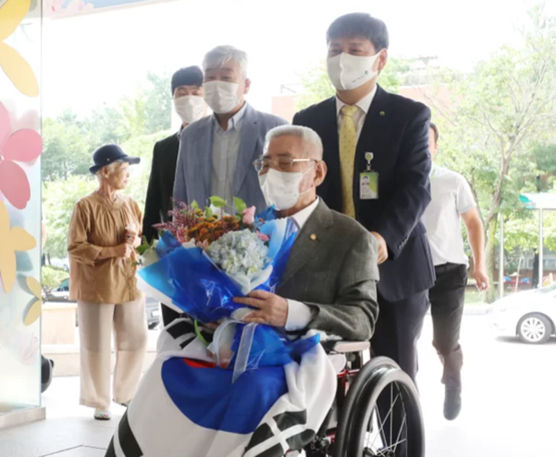 마지막 재일 독립유공자 오성규 애국지사&#44; 수원 보훈원서 여생 보낸다