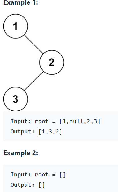  Leet code #94 Binary Tree Inorder Traverse (DFS, BFS)