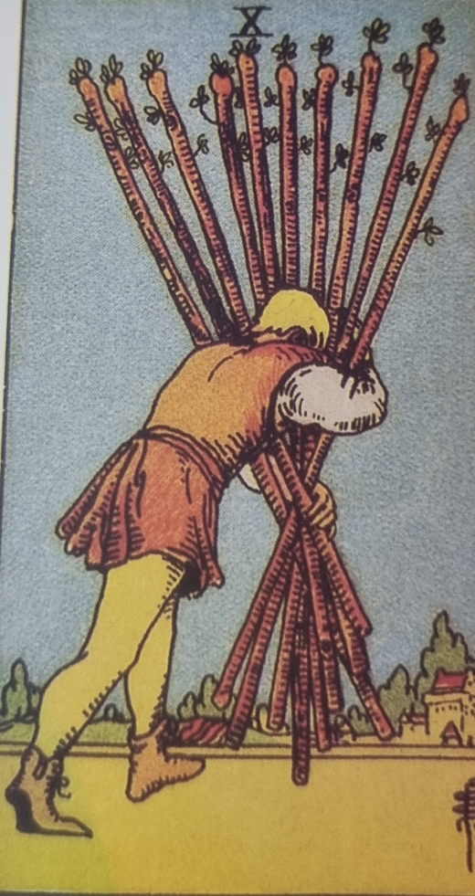  10 X OF WANDS 완드 10
