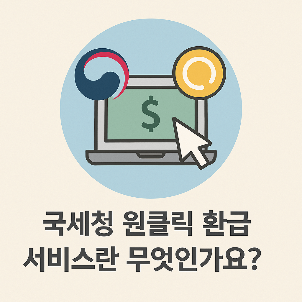 국세청 원클릭 환급 서비스 신청방법