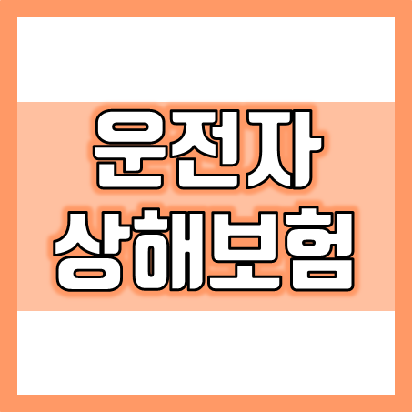  운전자상해보험 추천, 운전자보험료는 설계하기 나름이예요!