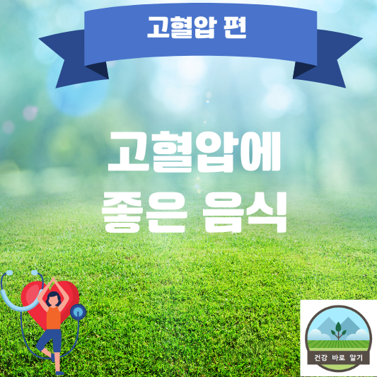  고혈압에 좋은 음식
