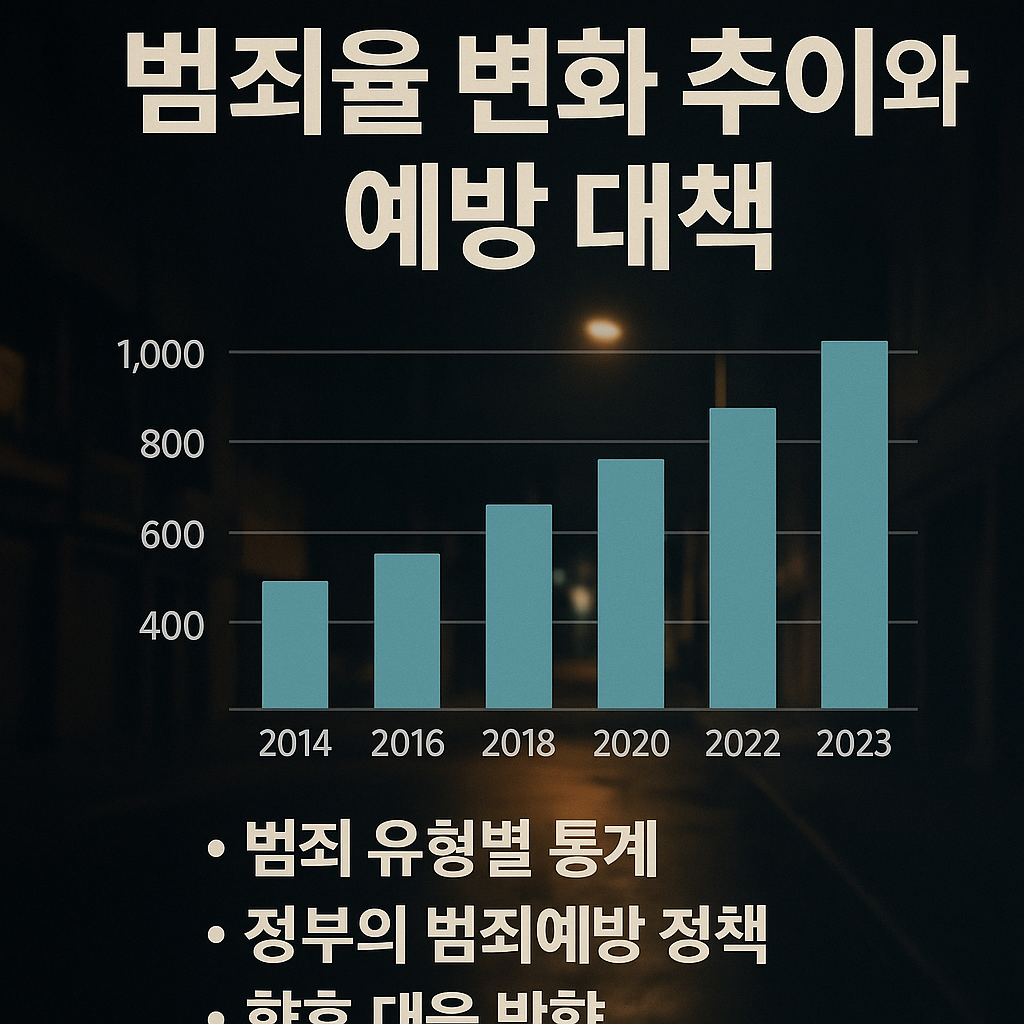 범죄율 변화 추이와 예방 대책